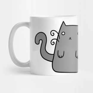 Curly Whiskers Kitty Mug